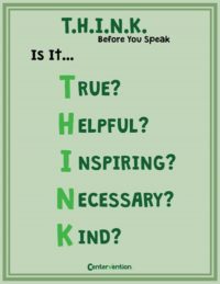 Think Before You Speak - Centervention®